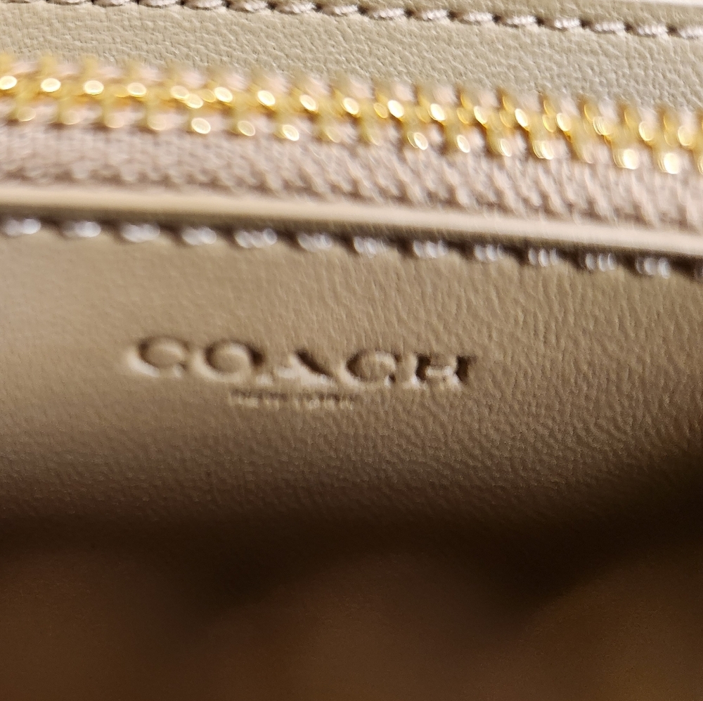 Coach Cream Floral Women's Leather Wallet  NEW NO TAG - Picture 5 of 6